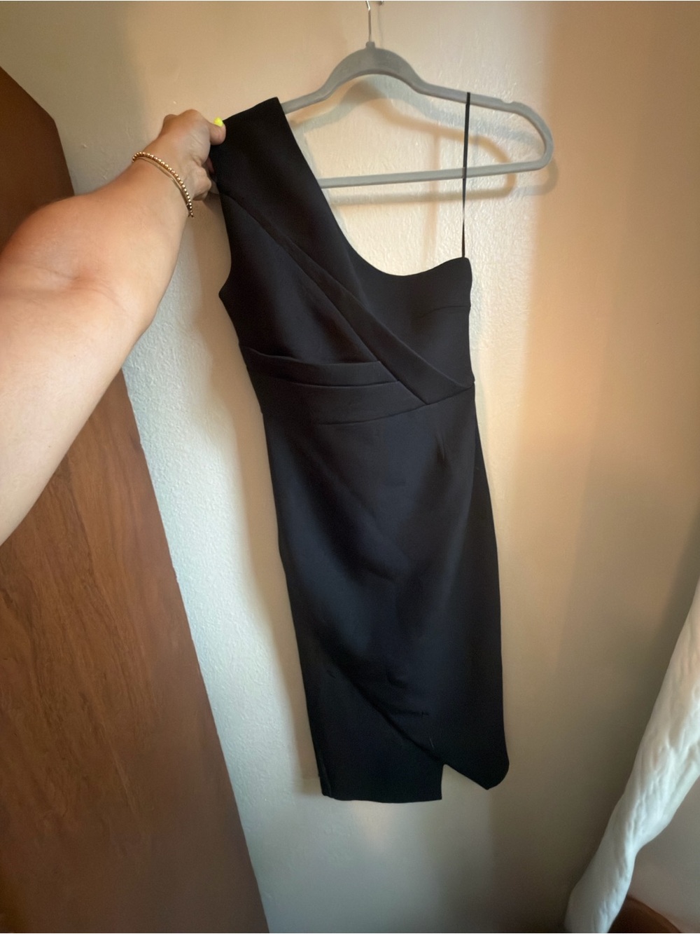 KEEPSAKE the Label Black One-Shoulder Cocktail Dress